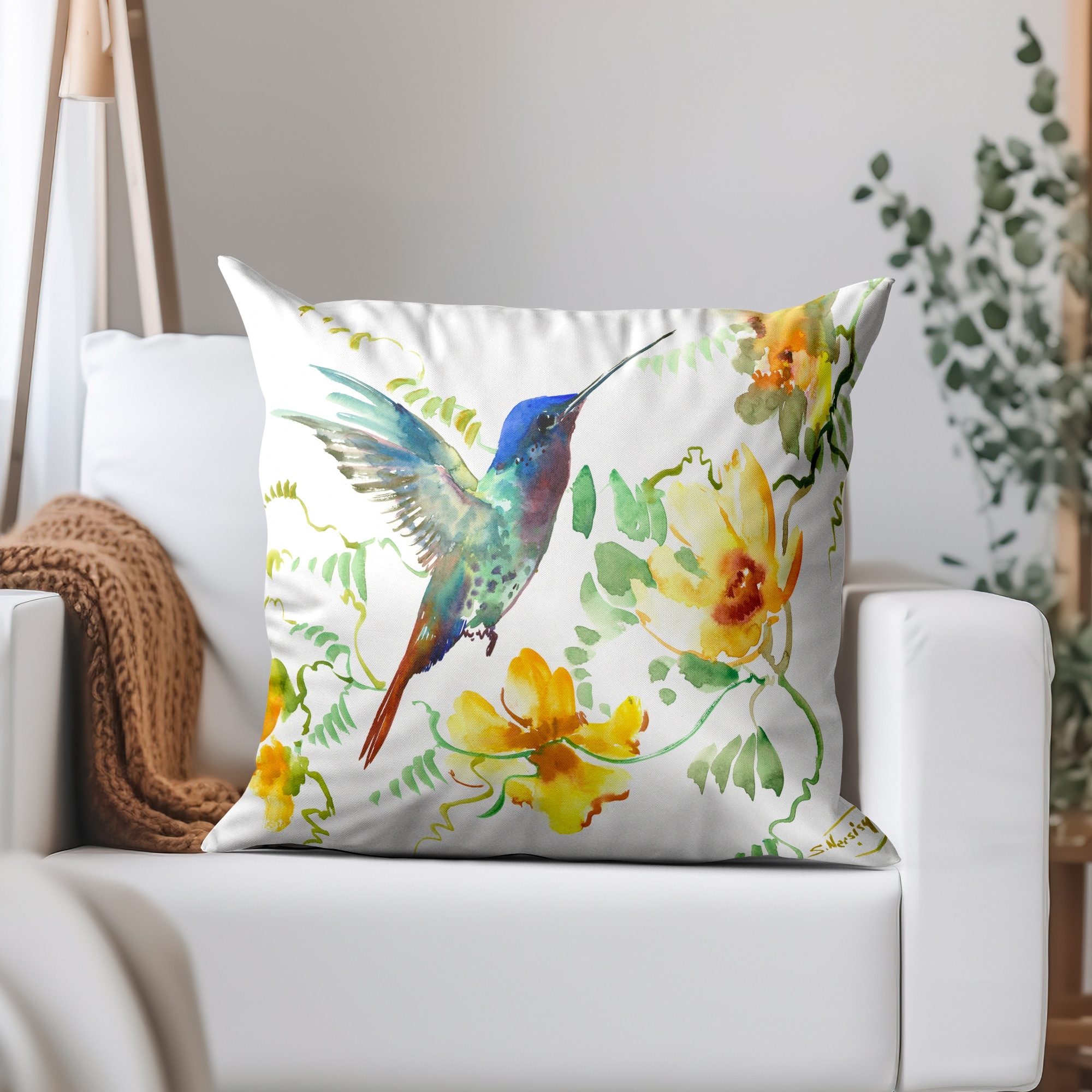 Decorative pillows cheap with birds