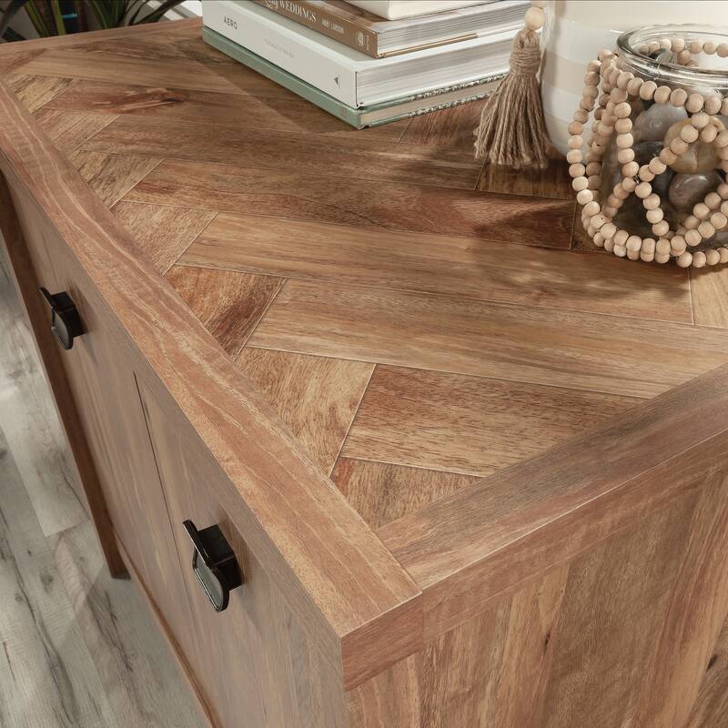 Engineered Wood Industrial Library Base, Brown - 31.73" W × 22.05" D × 29.76" H