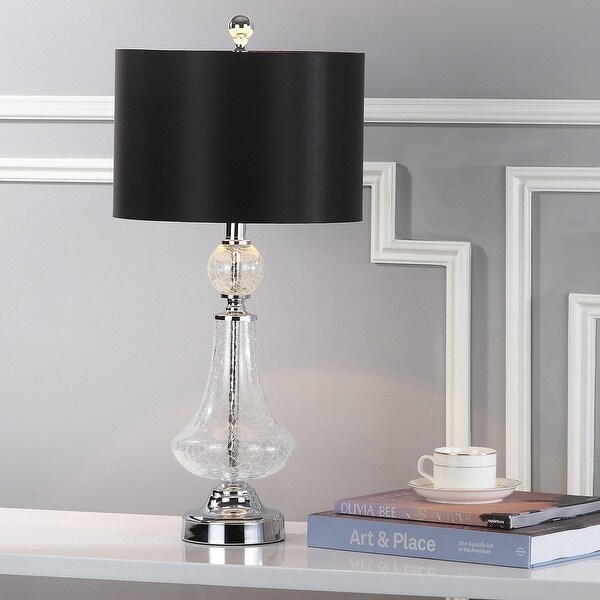 Safavieh Lighting 26-inch Mercury Crackled Glass Table ...