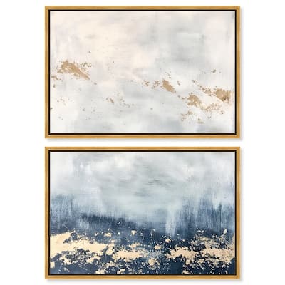 Inner Cosmos II Canvas Set of 2 by Art Remedy
