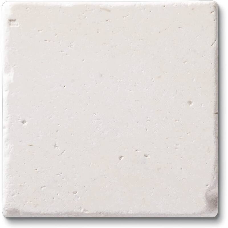 Natural Shell Stone 4 Pack Absorbent Stone Coasters with Protective Cork Backing Manufactured in The USA - Multi