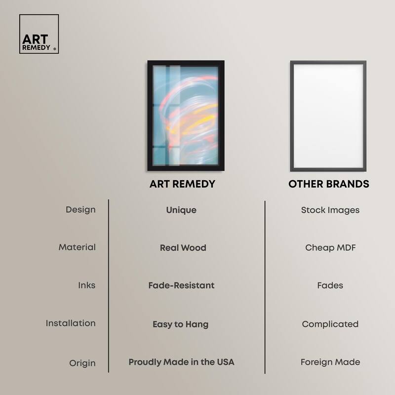 Swirling Light I Shadowbox by Art Remedy