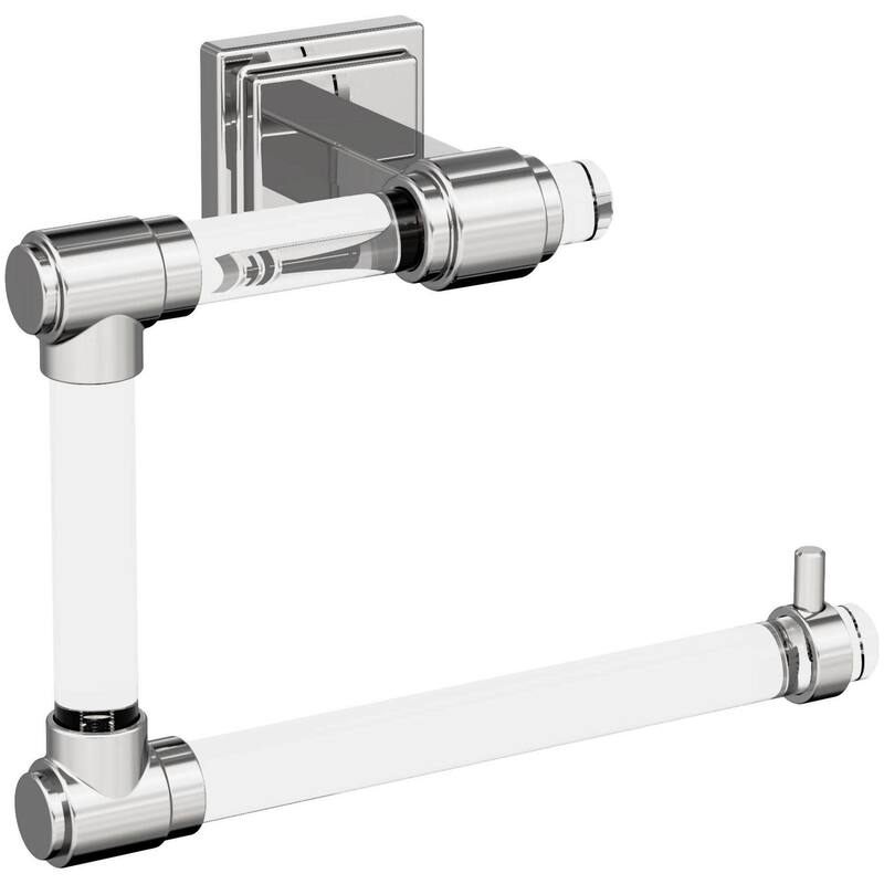 Amerock Glacio 5-7/16" Wall Mounted Towel Ring - Chrome