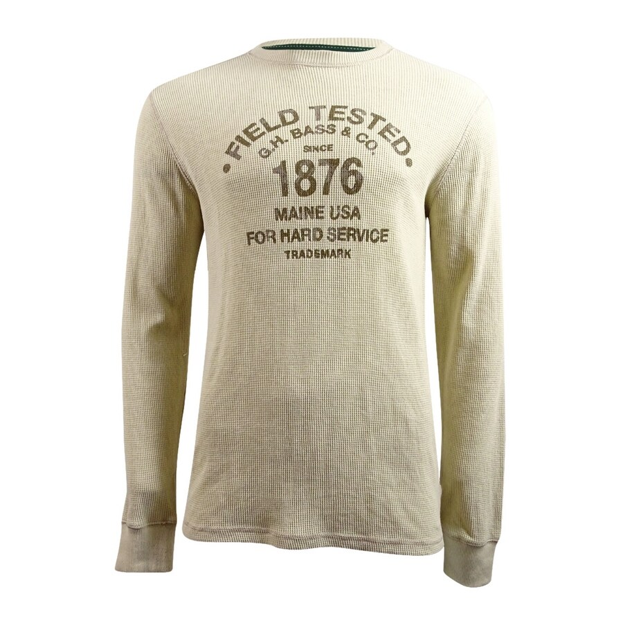 Mens Sueded Jersey Graphic T-Shirt Bass /& Co G.H