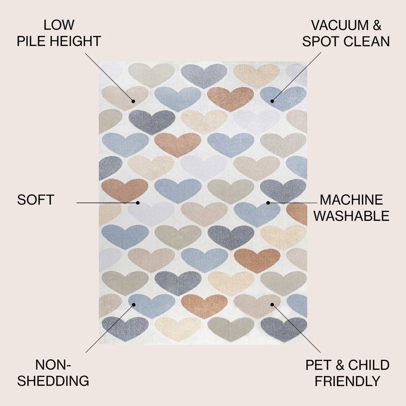 JONATHAN Y Minha Geometric Striped Area Rug