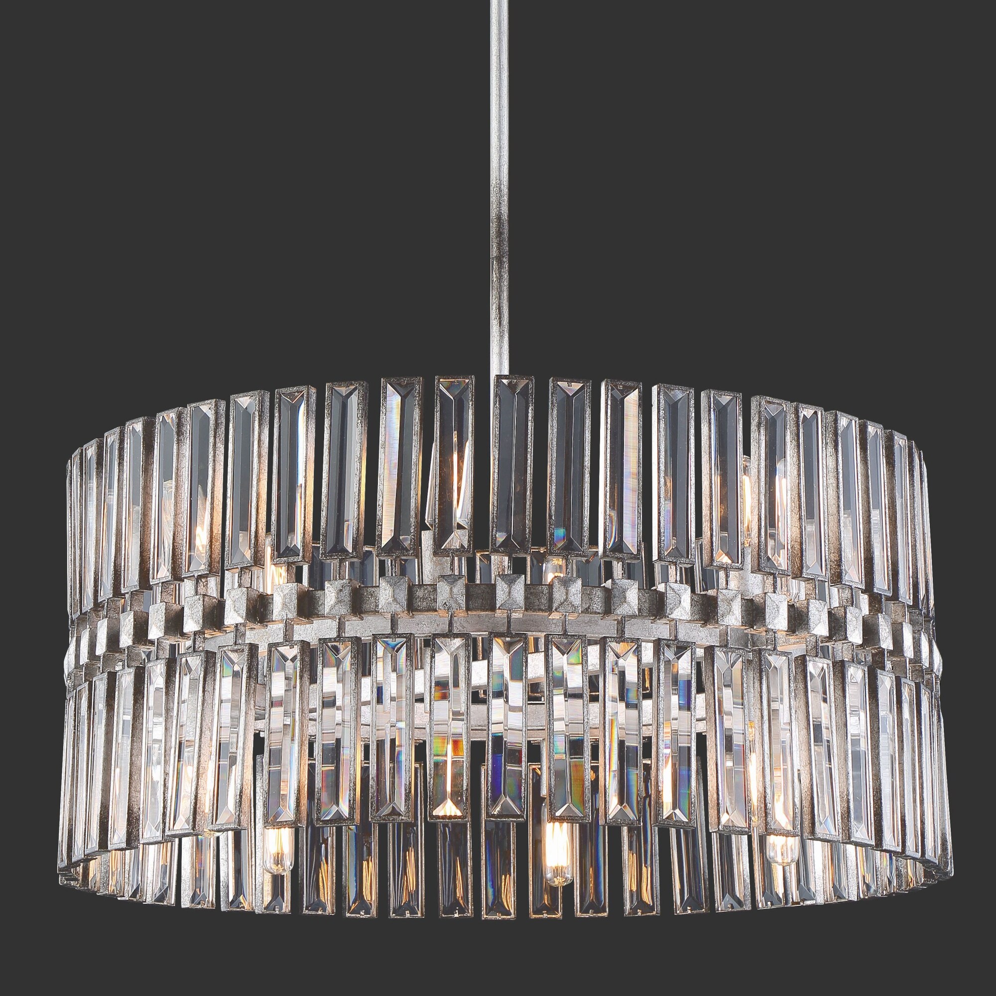 Metropolitan N7712  Belle Aurore 12 Light 26" Wide Crystal Drum Chandelier - Chandeliers For Bedrooms by Overstock.com