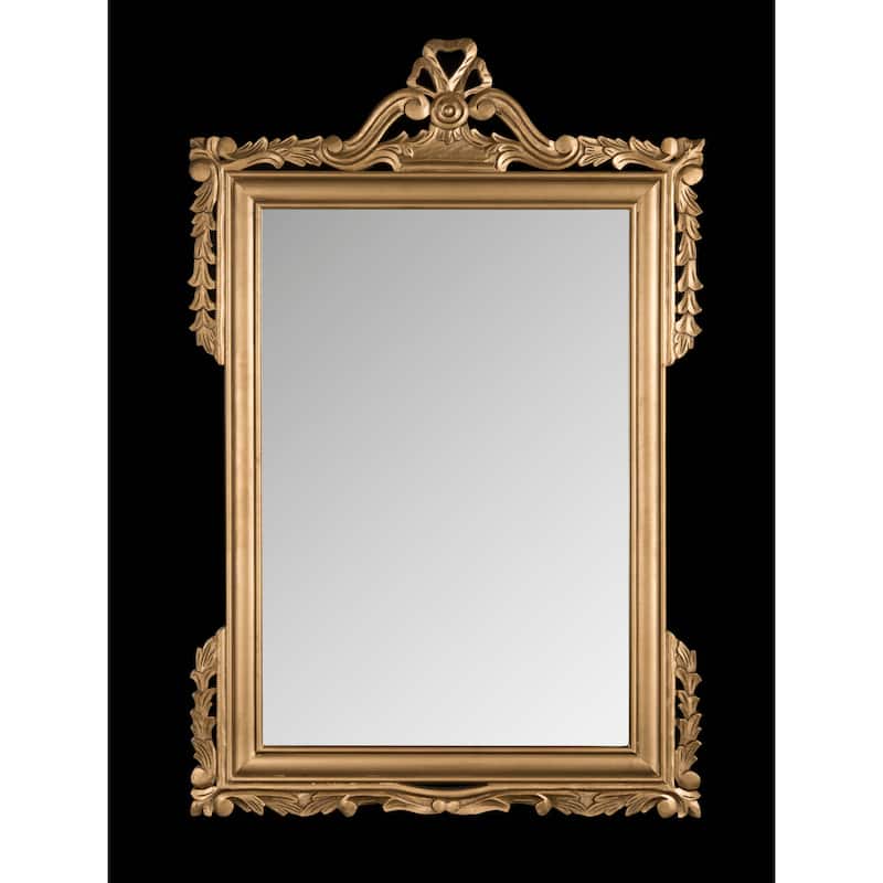 SAFAVIEH Pedimint Gold 31 x 47-inch Rectangle Decorative Mirror - 31" x 47" x 0.8"