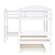 preview thumbnail 36 of 40, Wonderful Design Twin L-Shaped Bunk bed with Trundle