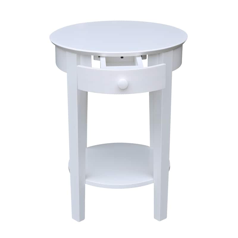 Solid Parawood Philips Accent Table