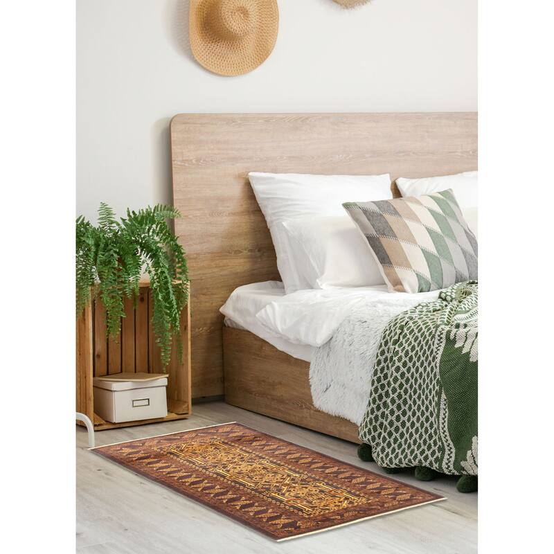 ECARPETGALLERY Hand-knotted Teimani Light Brown Wool Rug - 2'10 x 4'9