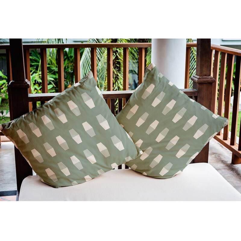 Bowling Pins Nautical Indoor/Outdoor Throw Pillow