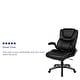 preview thumbnail 9 of 16, High Back LeatherSoft Executive Swivel Chair with Double Layered Headrest