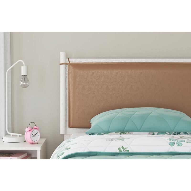 Signature Design by Ashley Aprilyn White Panel Headboard - Twin