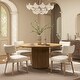 preview thumbnail 3 of 10, Louise 20" Chenille Upholstered Split Back Dining Side Chair (Set of 2)
