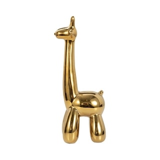 Sagebrook Home Modern Glam Stoneware Ceramic Figurine - 5" x 4" x 13"