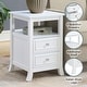 preview thumbnail 20 of 26, Convenience Concepts Melbourne 2 Drawer End Table with Shelf