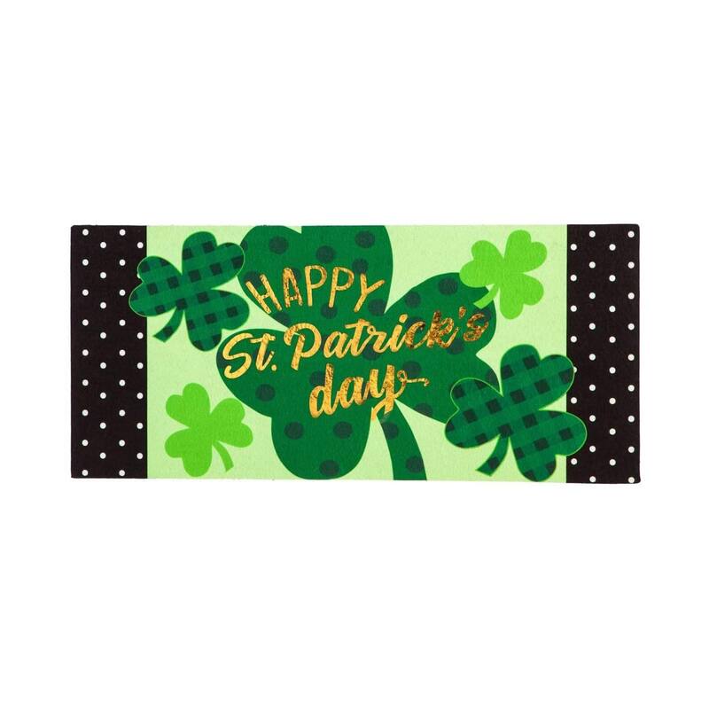 Sassafras Spring Summer Set of 4 Mats with Rubber Mat Frame, Collection #1