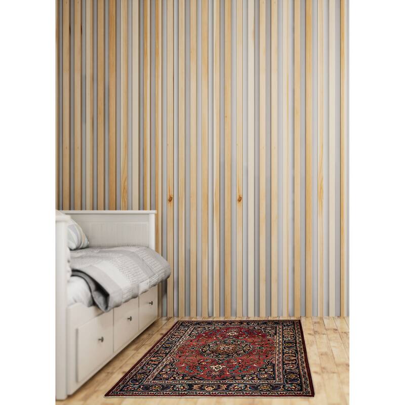 ECARPETGALLERY Hand-knotted Anadol Dark Copper Wool Rug - 3'9 x 6'1