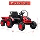preview thumbnail 2 of 28, 12V Kids Ride-On Tractor with Trailer