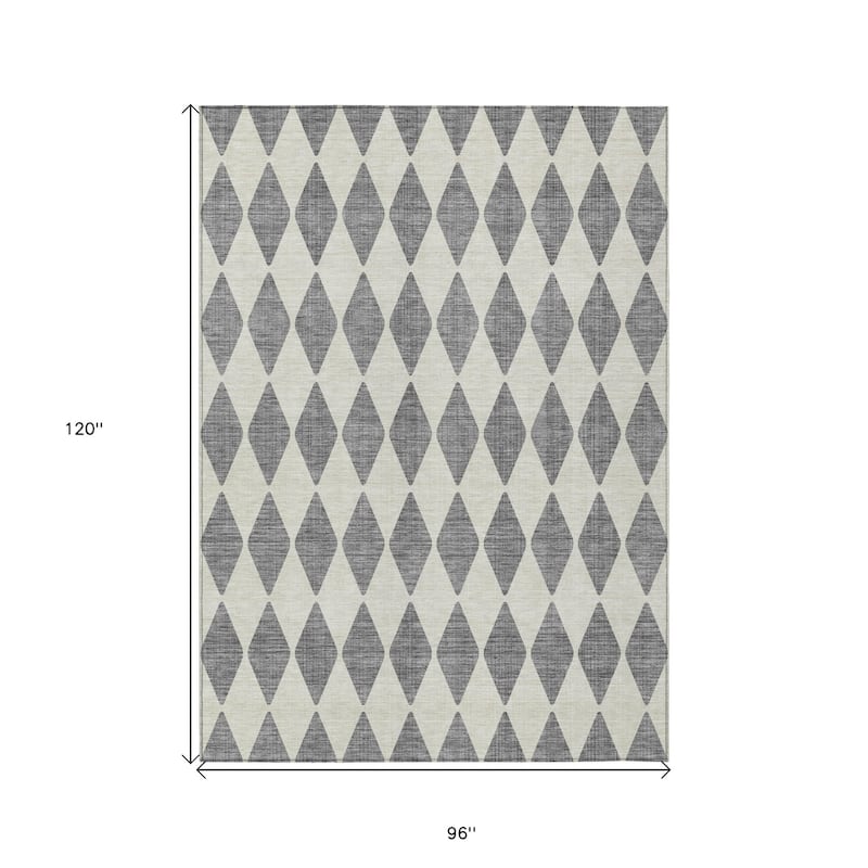 HomeRoots Geometric Transitional Rectangle Outdoor Rug