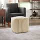 Option Taupe Channel Furry Fabric
