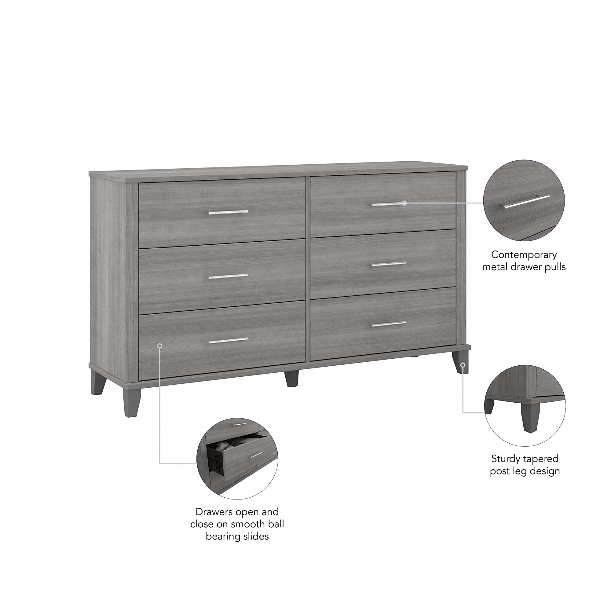Strick & bolton elizabeth sale ash grey dresser
