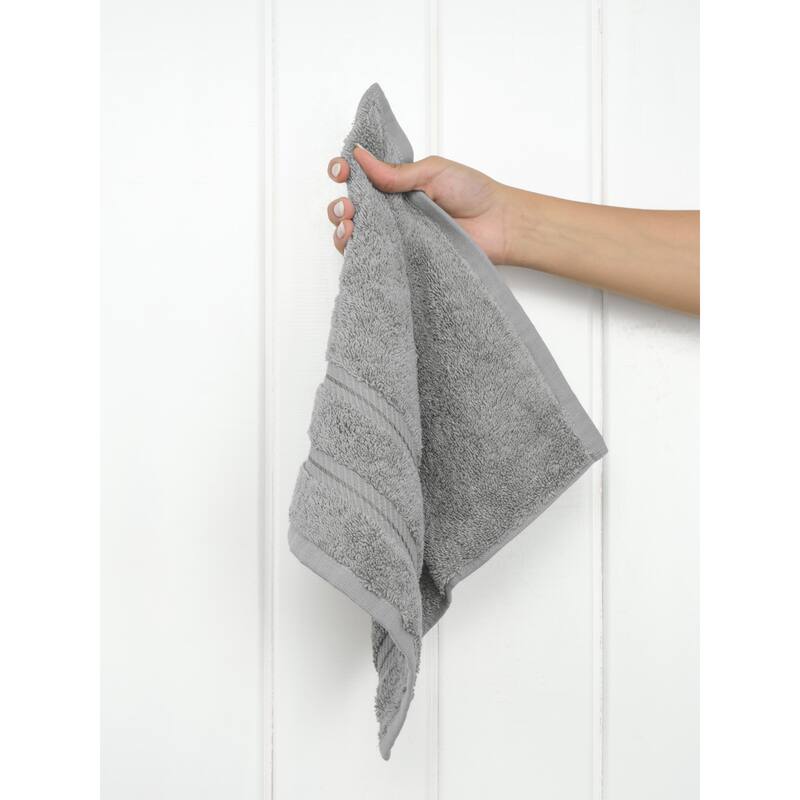 American Soft Linen Premium 100% Cotton 4-Piece Washcloth Set