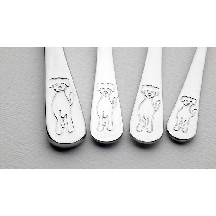 BON TON Dogs Children 4-Piece Flatware Set