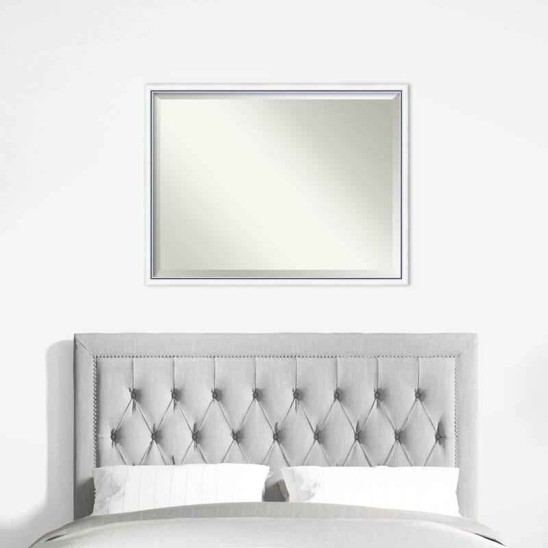 Morgan Beveled Wood Framed Wall Mirror