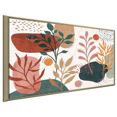 "Abstract Blossom I" Print on Floating Canvas