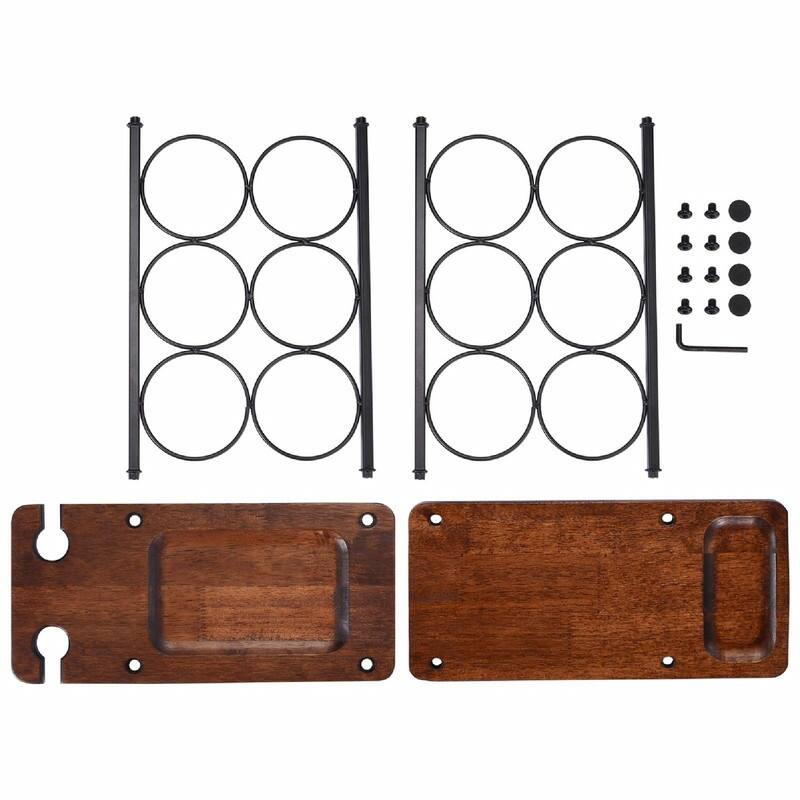 Wine Rack - 13.4"D x 6.2"W x 13.7"H