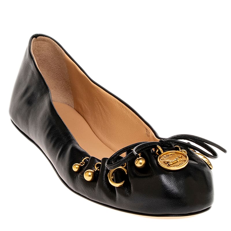 Chloe Charms Ballerina Flats - 38 EU