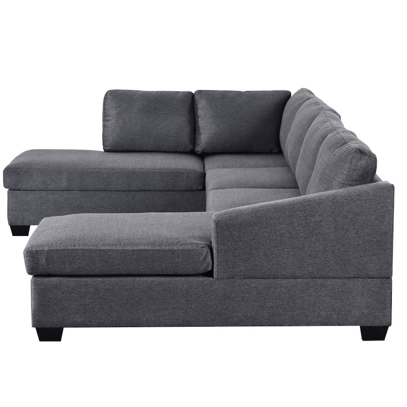 Modern U Shaped Oversized Chaise Sofa