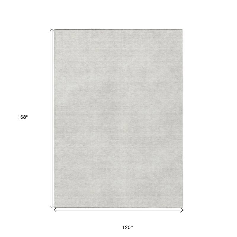 HomeRoots Solid Color Transitional Rectangle Outdoor Rug