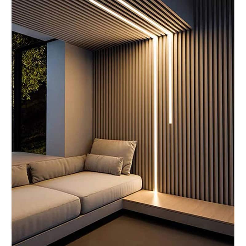 93 in. x 6 in x 0.8 in. Solid Wood Wall Siding Board (Set of 3pc) - 3pc+1pc EndTrim