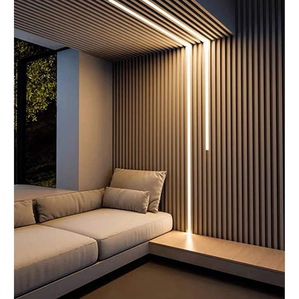 93 in. x 6 in x 0.8 in. Solid Wood Wall Siding Board (Set of 3pc) - 3pc+1pc EndTrim