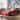 Furniture of America Rilven Modern Red Twin Race Car-Shaped Platform Bed with LED Headlights