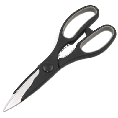 Chef Craft 9" Long All-Purpose Kitchen Shears, Dishwasher Safe Stainless Steel Blade - 9 Inches