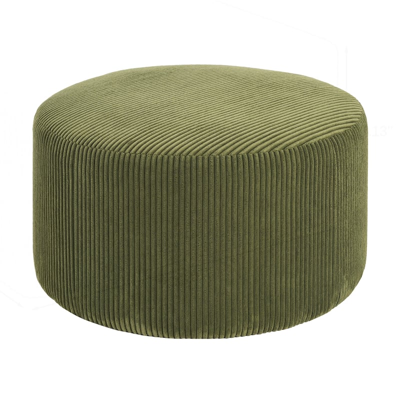 Upholstered Round Ottoman