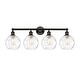 preview thumbnail 22 of 28, Innovations Lighting Athens Water Glass - 4 Light 35" Bath Vanity Light. Clear/Oil Rubbed Bronze