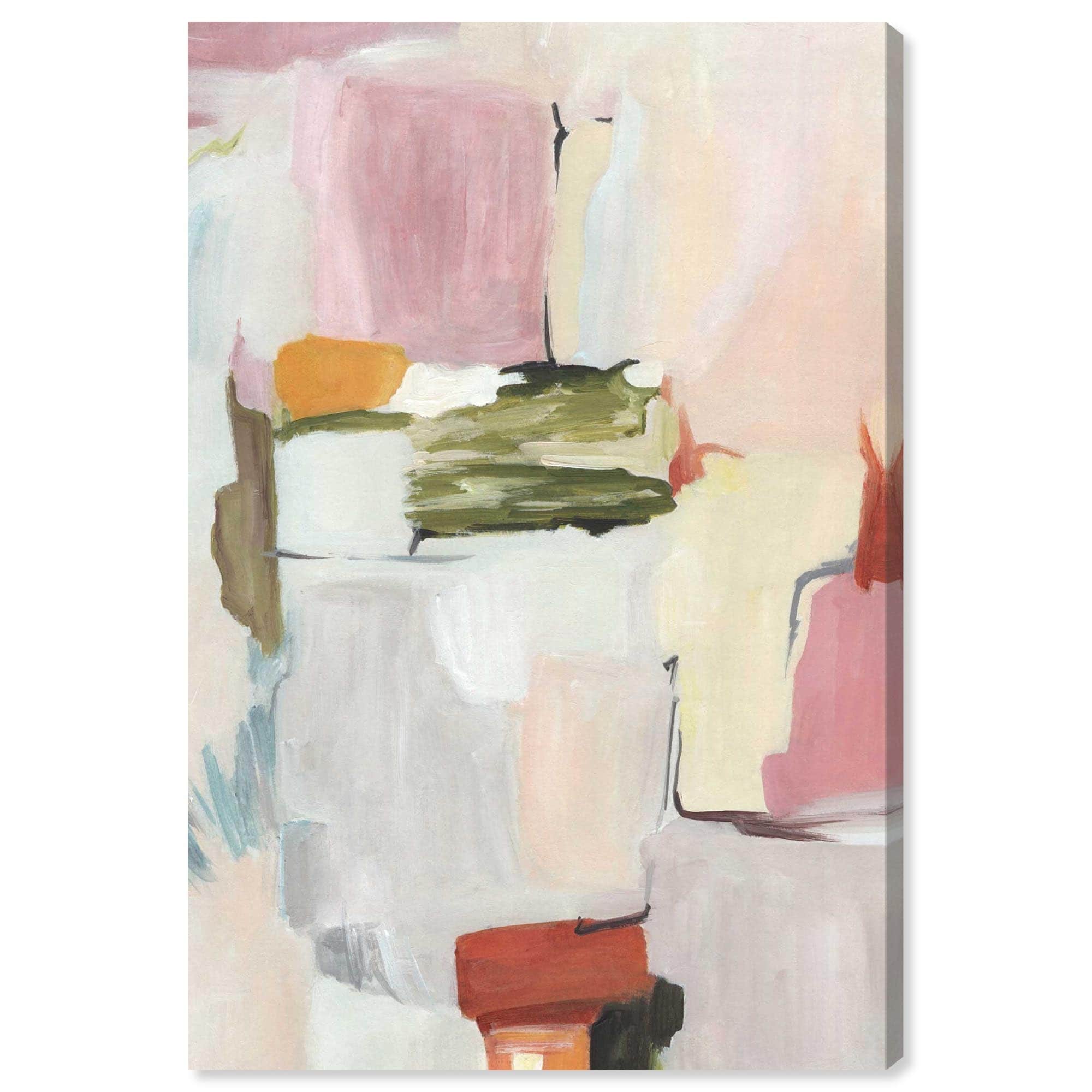 Inner Horizon Living Room Decor Wrapped Canvas Print by Art Remedy