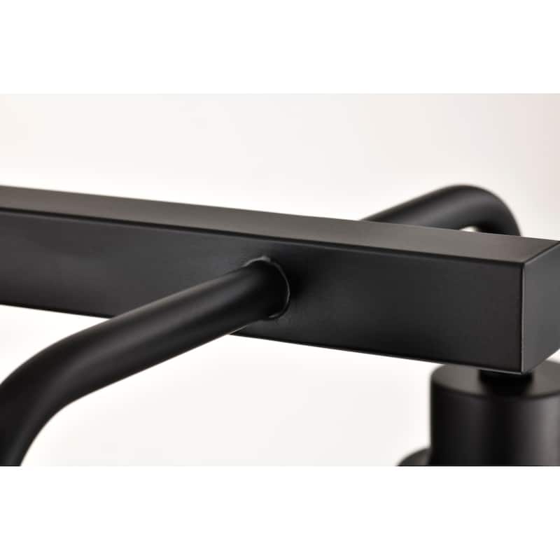 Grayson 6 Light Island Pendant Matte Black Finish Clear Ribbed Glass - Matte Black