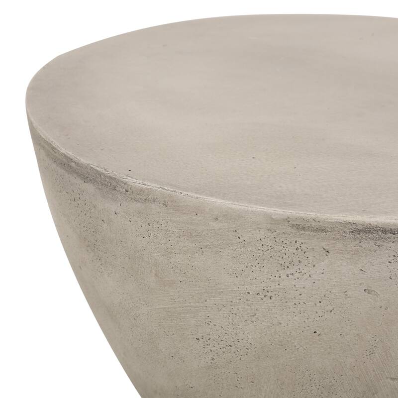 Yadira Lightweight Concrete Side Table by Christopher Knight Home
