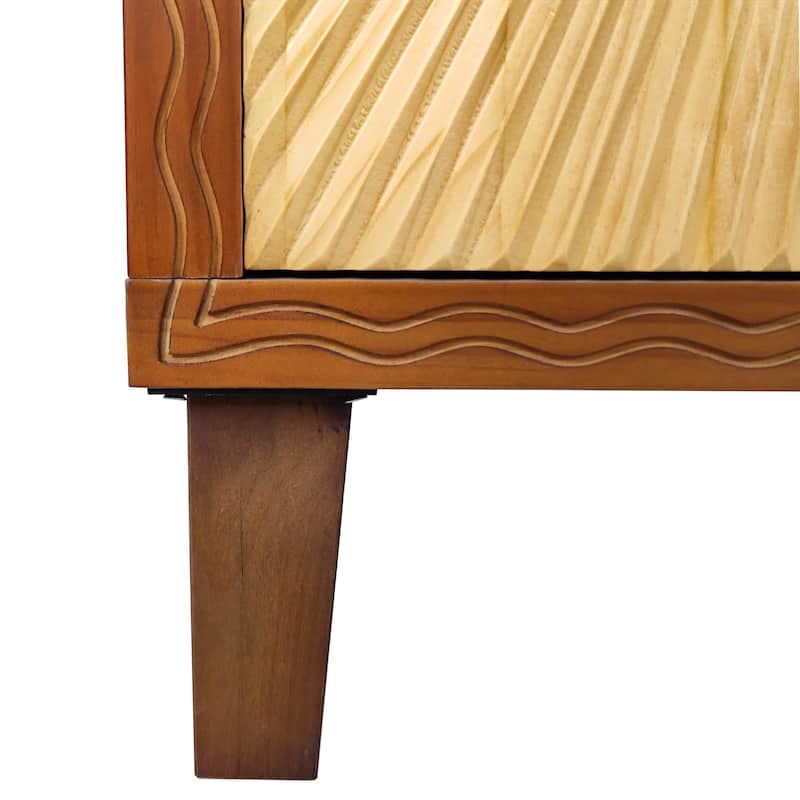 Accent Cabinet 4 Door Storage Cabinet Dining Sideboard