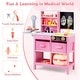 preview thumbnail 15 of 18, Gymax Play Doctor's Office w/Blackboard Pet Scale Faucet Folding