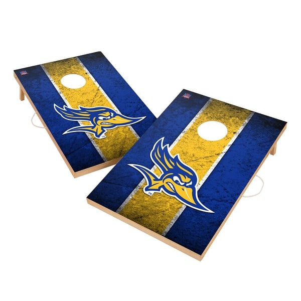 slide 2 of 5, Vintage Cal State Bakersfield Roadrunners Regulation 2x4 Cornhole Set
