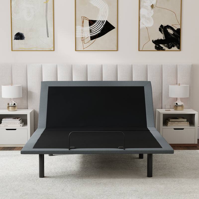 Twin XL Adjustable Bed Base with Head and Foot Position Adjustments, Wireless Remote, Easy Setup