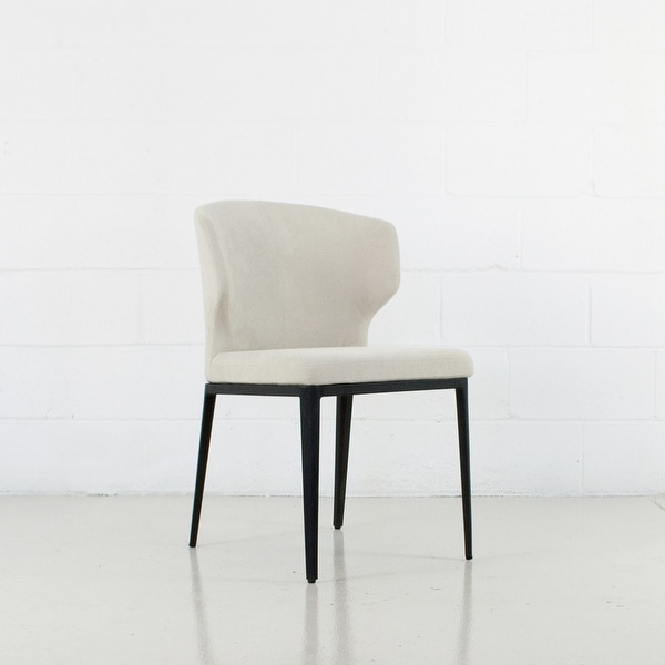 Cabo Mid-century Modern Chenille Wingback Chair - Contract Grade. Opens flyout.