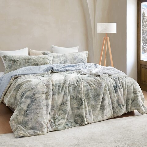 Lamb's Ear - Coma Inducer® Oversized Comforter Set - Icy Gray