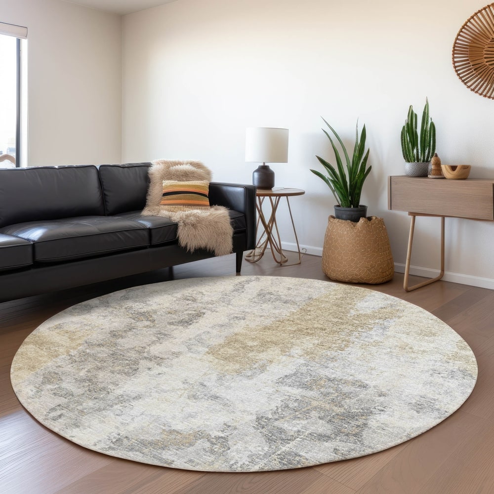 Premium Washable Super Soft Abstract Contemporary Mayfield Rug